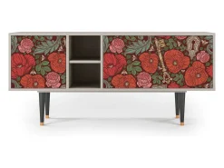 Móvel De Tv| Mueble de TV - 150х69х41 cm - T5 - Poppy Garden, Areia Bege