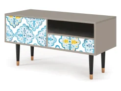 Discount Mueble de TV - 115х59х48 cm - T3 - Portugese tiles, Areia Bege