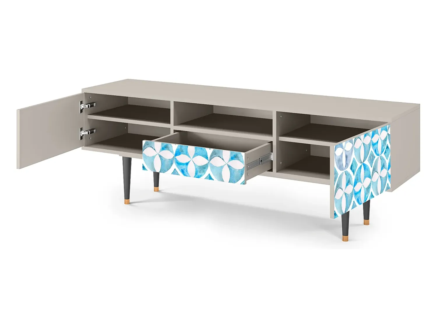 Mueble de TV - 170х59х41 cm - T6 - Porto Mood, Areia^ Móvel De Tv