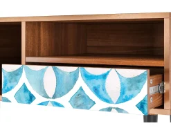 Mueble de TV - 115х59х48 cm - T3 - Porto Mood, Nogueira^ Móvel De Tv