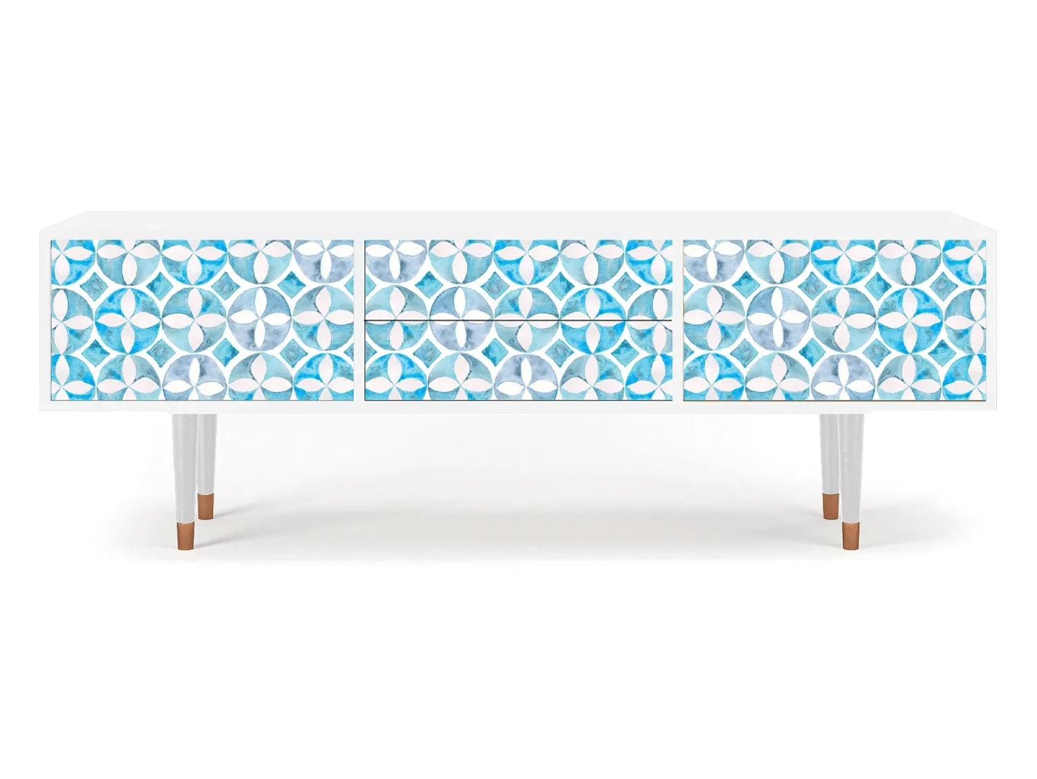 Móvel De Tv* Mueble de TV - 170х59х48 cm - T4 - Porto Mood, Branco Bege