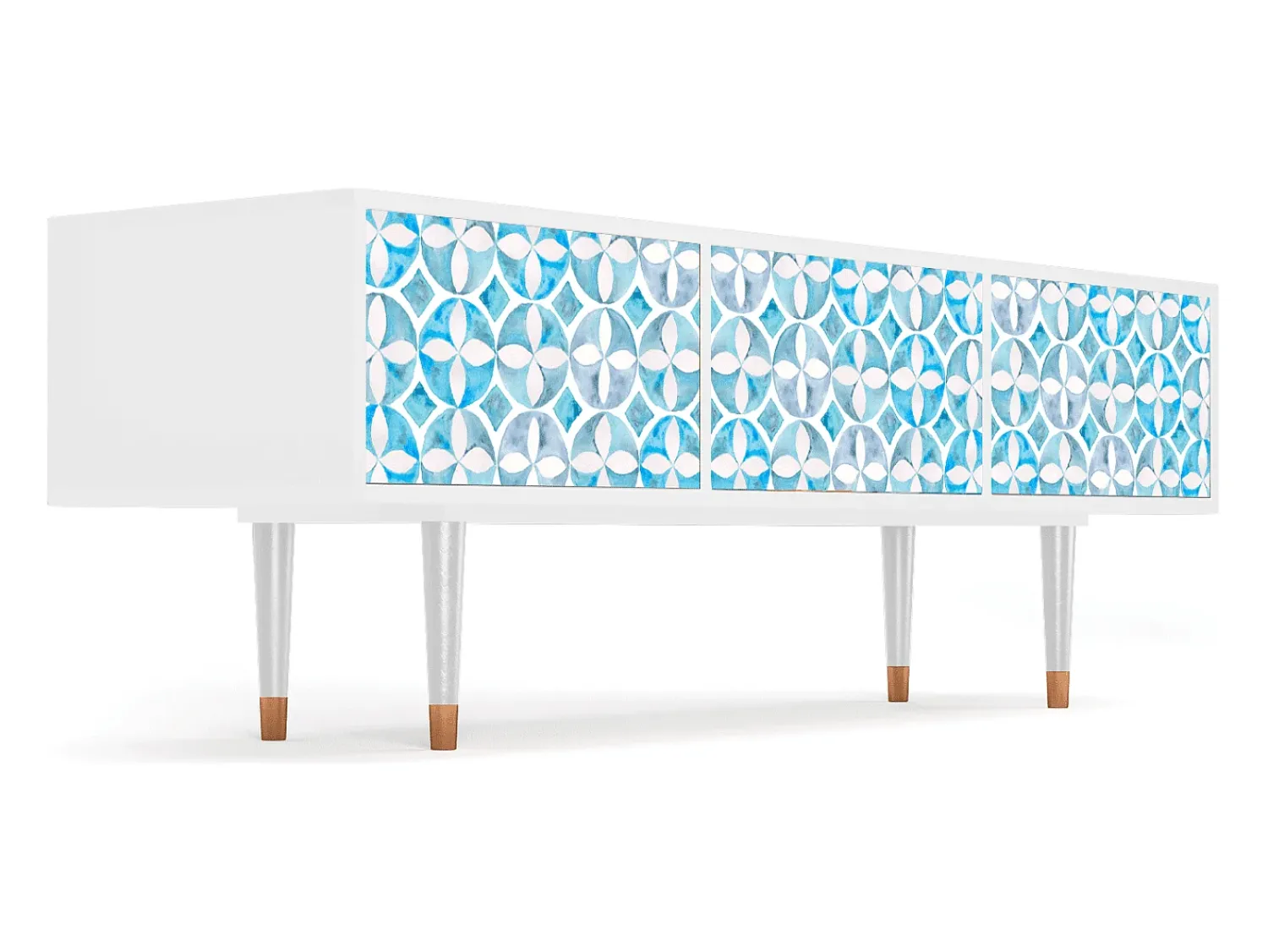 Móvel De Tv* Mueble de TV - 170х59х48 cm - T4 - Porto Mood, Branco Bege