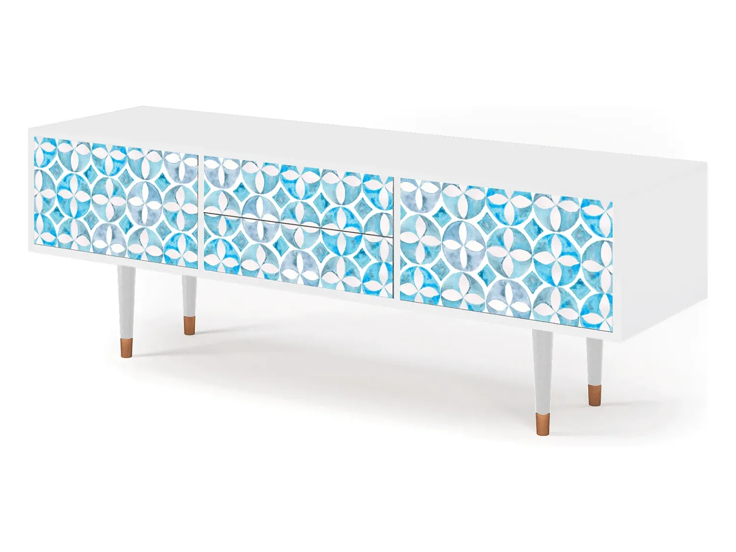 Móvel De Tv* Mueble de TV - 170х59х48 cm - T4 - Porto Mood, Branco Bege