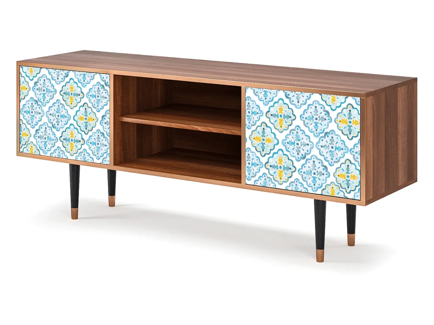 Outlet Mueble de TV - 170х69х48 cm - T2 - Portugese tiles, Nogueira Castanho