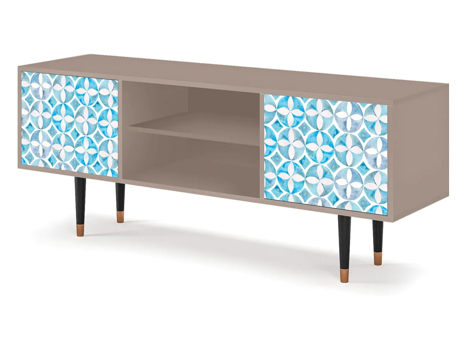 Mueble de TV - 170х69х48 cm - T2 - Porto Mood, Latte Bege