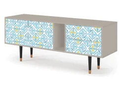 Móvel De Tv* Mueble de TV - 170х69х48 cm - T1 - Portugese tiles, Areia Bege