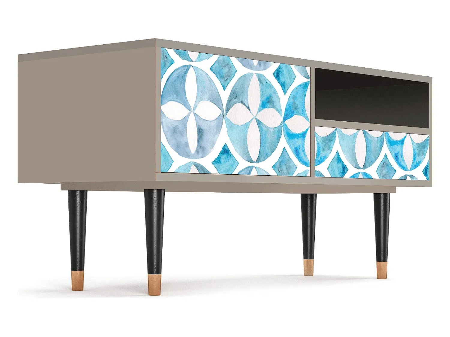 Móvel De Tv* Mueble de TV - 115х59х48 cm - T3 - Porto Mood, Areia Bege