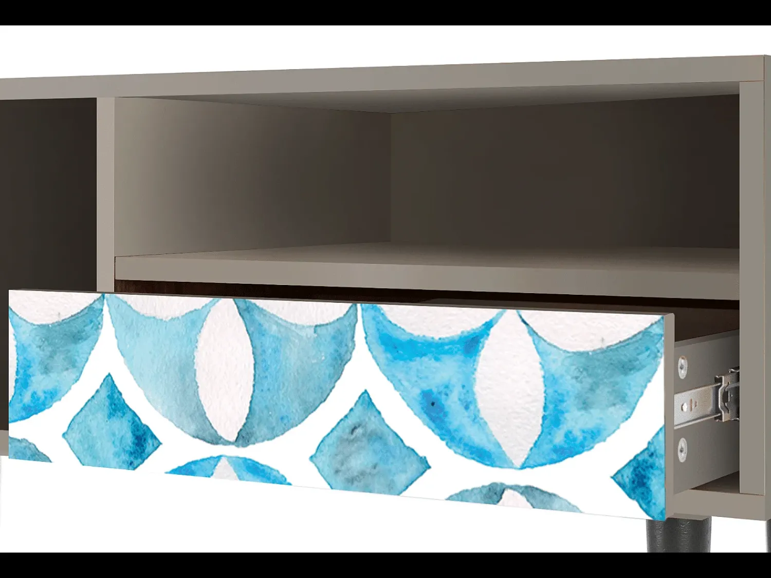 Móvel De Tv* Mueble de TV - 115х59х48 cm - T3 - Porto Mood, Areia Bege