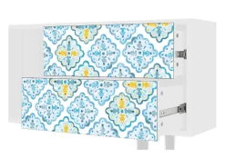 Mueble de TV - 170х69х48 cm - T1 - Portugese tiles, Branco^ Móvel De Tv