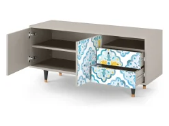 Mueble de TV - 125х56х41 cm - T7 - Portugese tiles, Areia^ Móvel De Tv