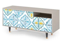 Mueble de TV - 125х56х41 cm - T7 - Portugese tiles, Areia^ Móvel De Tv