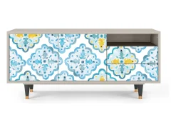 Mueble de TV - 125х56х41 cm - T7 - Portugese tiles, Areia^ Móvel De Tv