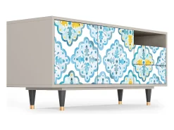 Mueble de TV - 125х56х41 cm - T7 - Portugese tiles, Areia^ Móvel De Tv