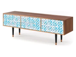 Móvel De Tv* Mueble de TV - 170х59х48 cm - T4 - Porto Mood, Nogueira Castanho
