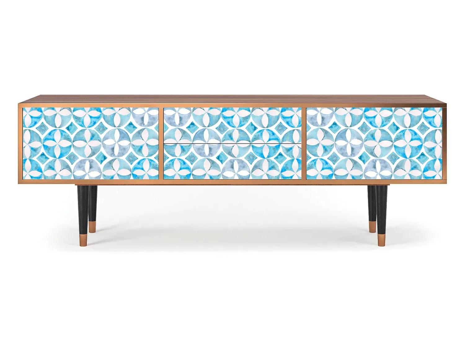 Móvel De Tv* Mueble de TV - 170х59х48 cm - T4 - Porto Mood, Nogueira Castanho