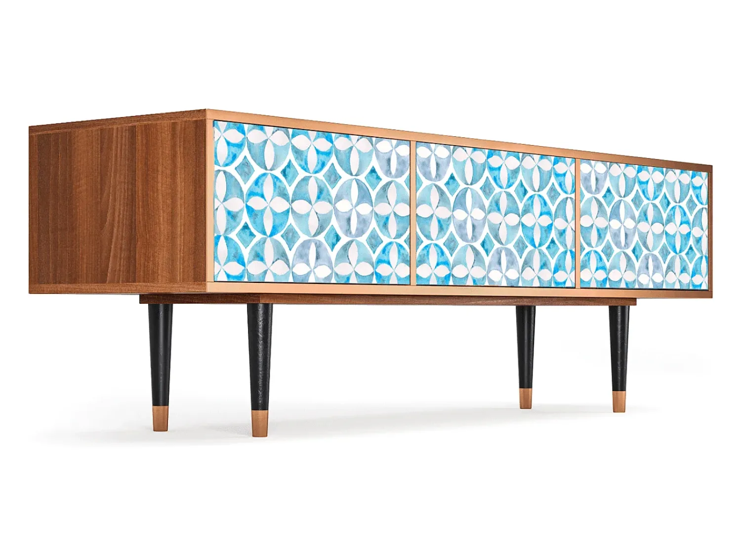 Móvel De Tv* Mueble de TV - 170х59х48 cm - T4 - Porto Mood, Nogueira Castanho