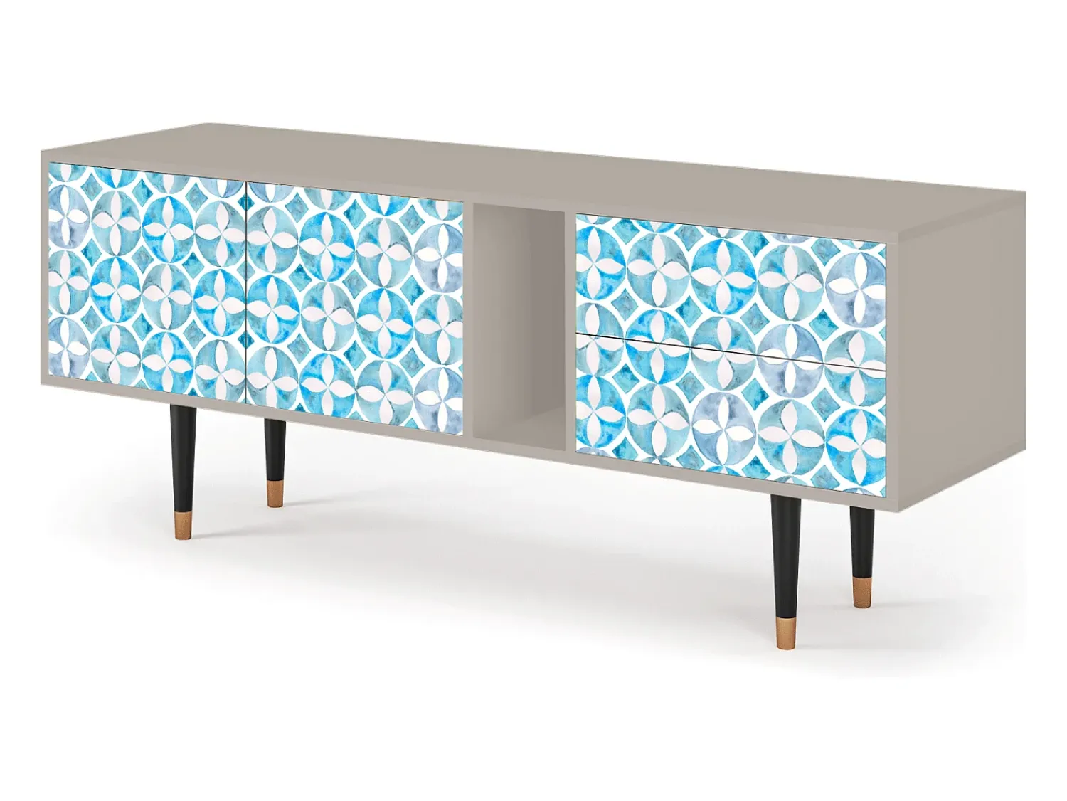 Móvel De Tv| Mueble de TV - 170х69х48 cm - T1 - Porto Mood, Areia Bege