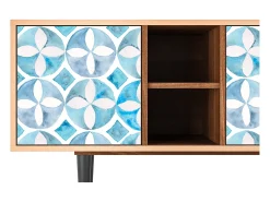 Móvel De Tv* Mueble de TV - 150х69х41 cm - T5 - Porto Mood, Nogueira Castanho