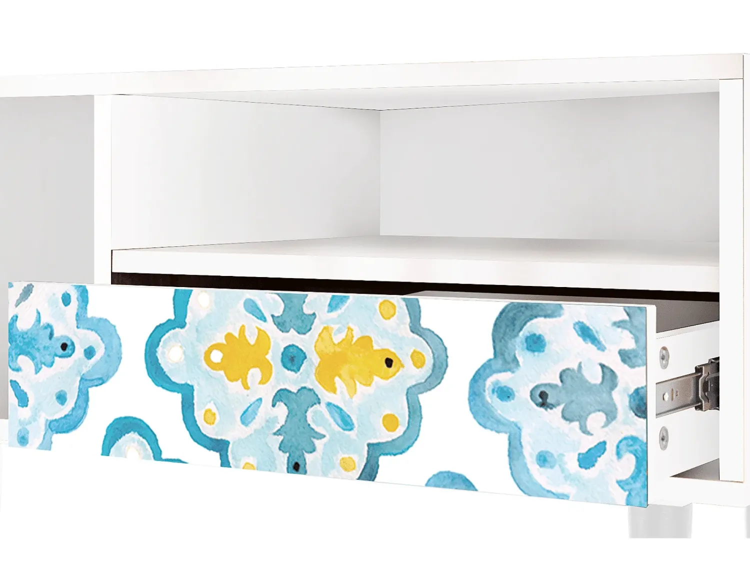 Hot Mueble de TV - 115х59х48 cm - T3 - Portugese tiles, Branco Bege