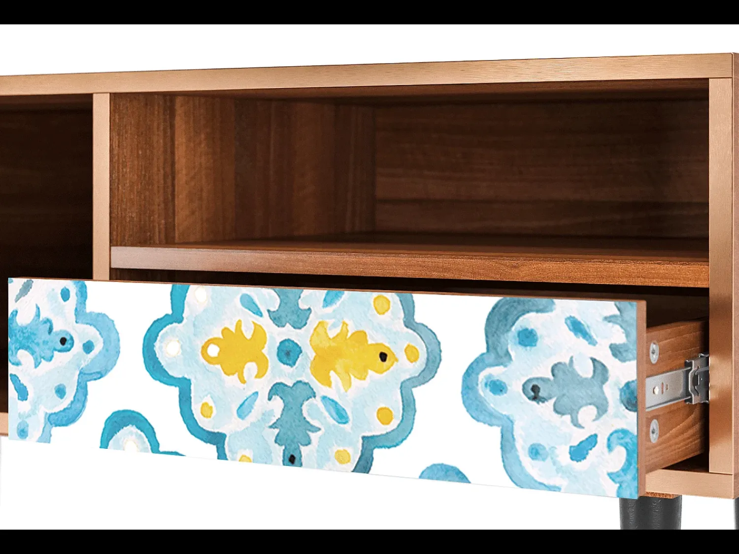 Móvel De Tv* Mueble de TV - 115х59х48 cm - T3 - Portugese tiles, Nogueira Castanho