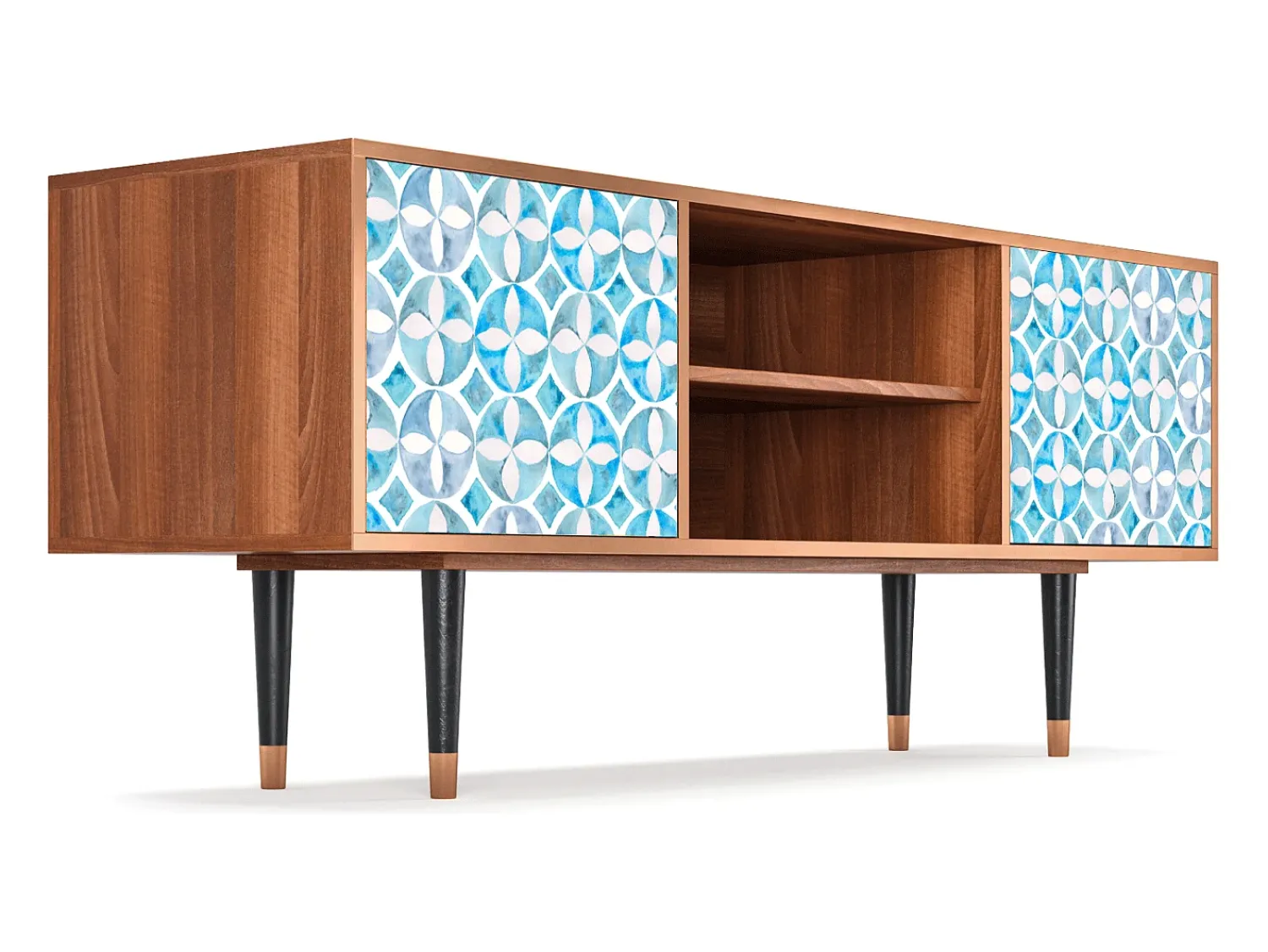 Mueble de TV - 170х69х48 cm - T2 - Porto Mood, Nogueira^ Móvel De Tv