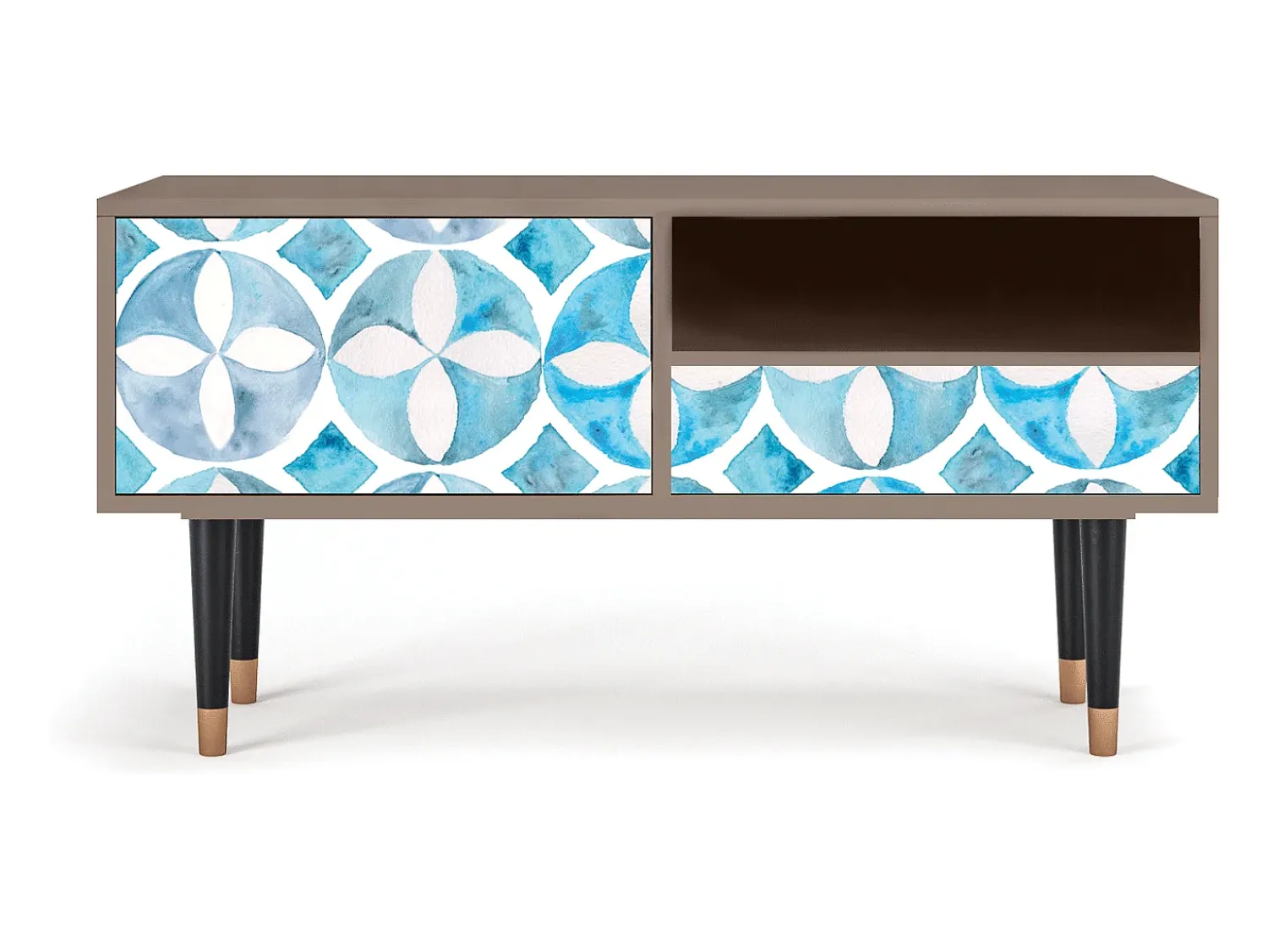 Móvel De Tv* Mueble de TV - 115х59х48 cm - T3 - Porto Mood, Latte Bege