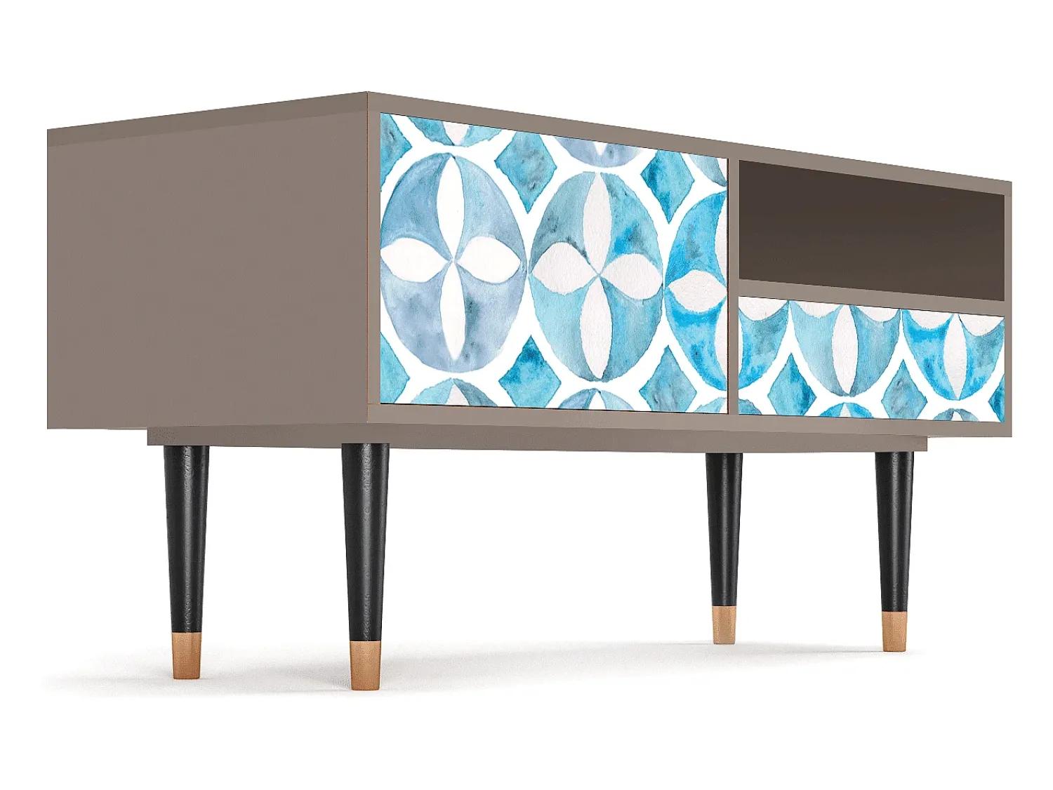 Móvel De Tv* Mueble de TV - 115х59х48 cm - T3 - Porto Mood, Latte Bege