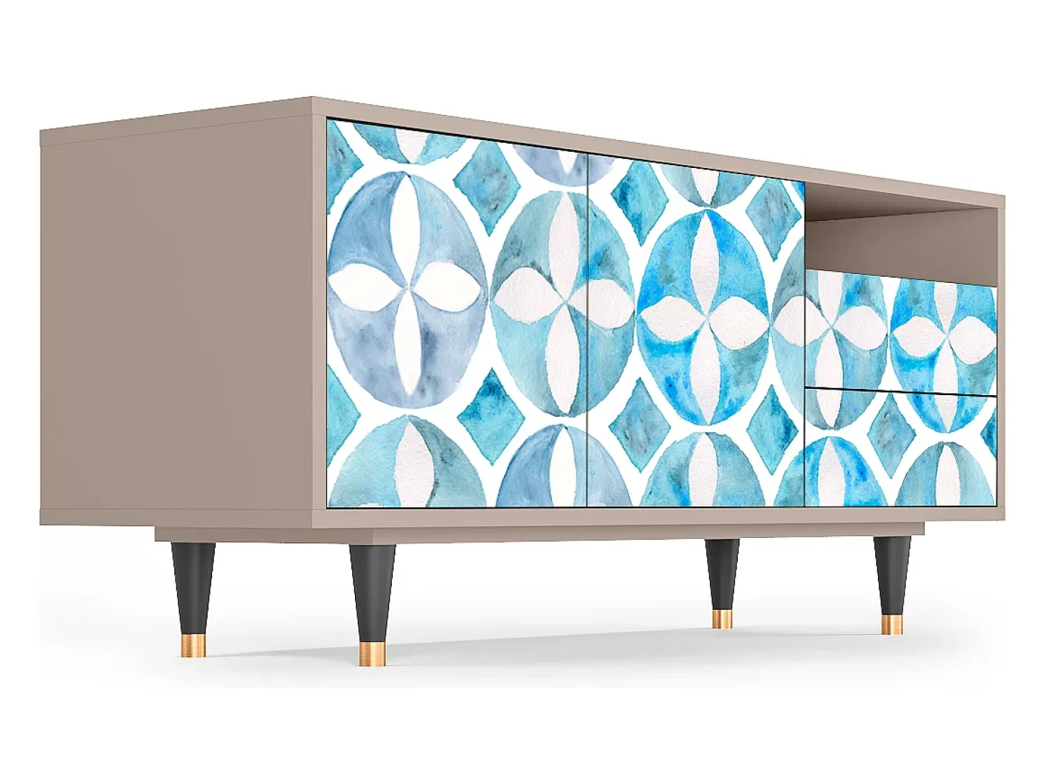 Mueble de TV - 125х56х41 cm - T7 - Porto Mood, Latte^ Móvel De Tv