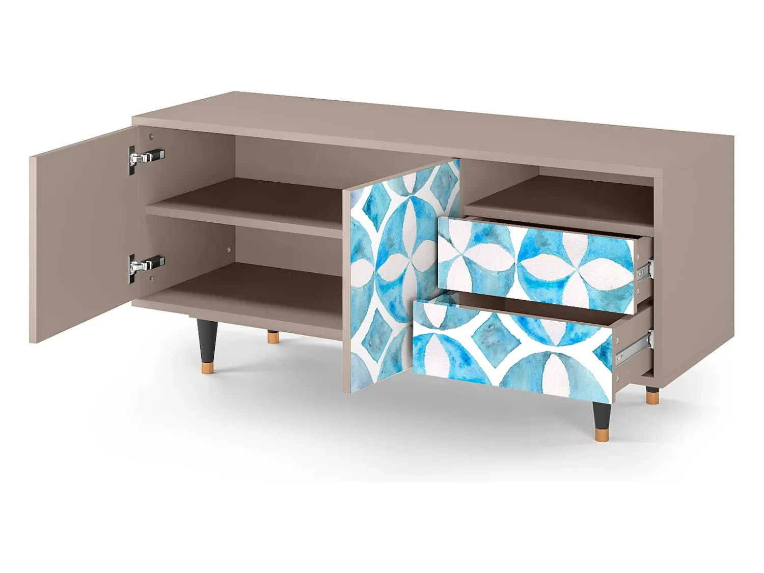 Mueble de TV - 125х56х41 cm - T7 - Porto Mood, Latte^ Móvel De Tv