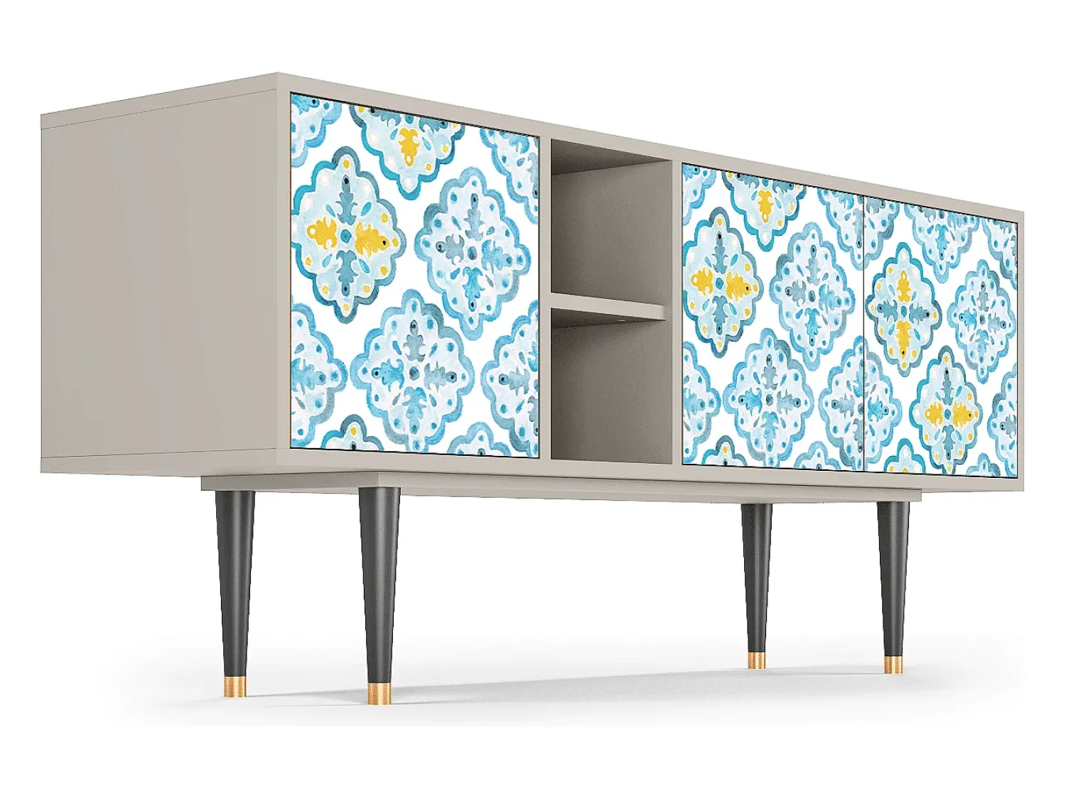 Mueble de TV - 150х69х41 cm - T5 - Portugese tiles, Areia^ Móvel De Tv