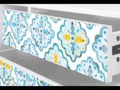 Móvel De Tv| Mueble de TV - 170х59х48 cm - T4 - Portugese tiles, Branco Bege