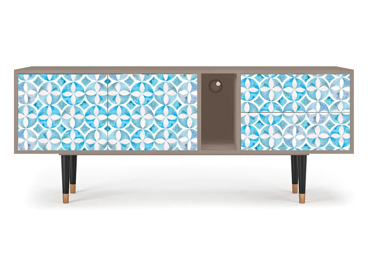 Móvel De Tv* Mueble de TV - 170х69х48 cm - T1 - Porto Mood, Latte Bege