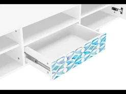 Móvel De Tv| Mueble de TV - 170х59х41 cm - T6 - Porto Mood, Branco Bege