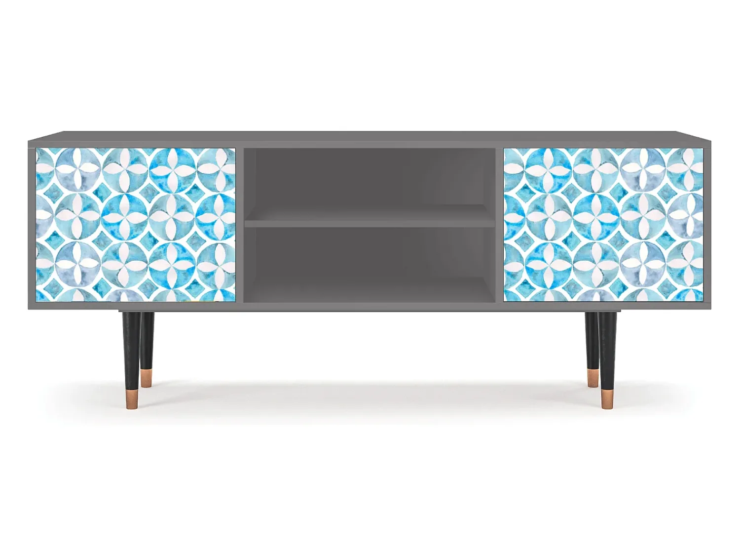 Online Mueble de TV - 170х69х48 cm - T2 - Porto Mood, Cinza Cinzento