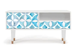Móvel De Tv| Mueble de TV - 115х59х48 cm - T3 - Porto Mood, Branco Bege