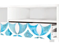 Móvel De Tv| Mueble de TV - 115х59х48 cm - T3 - Porto Mood, Branco Bege