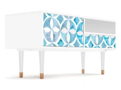Móvel De Tv| Mueble de TV - 115х59х48 cm - T3 - Porto Mood, Branco Bege