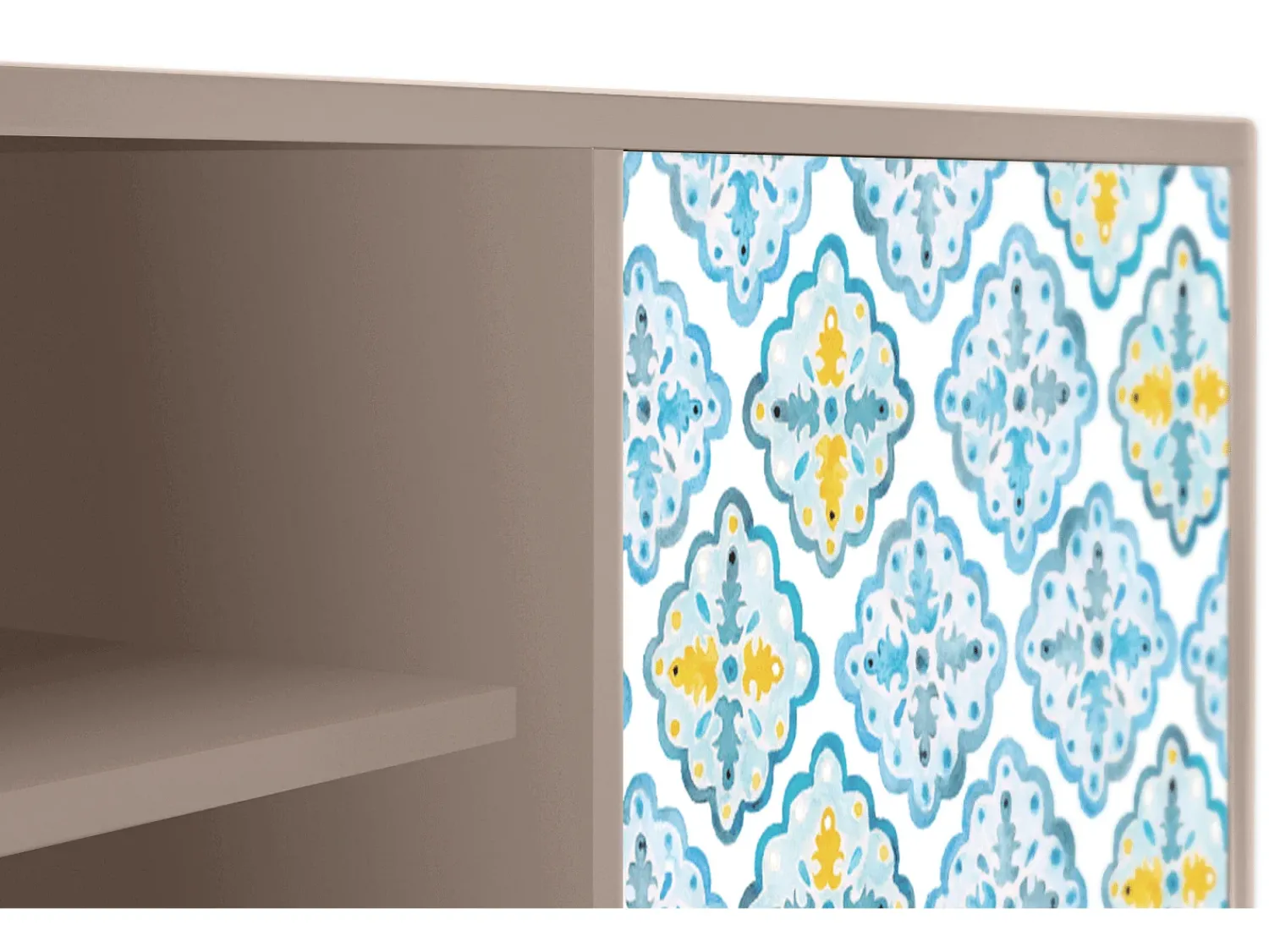 Móvel De Tv* Mueble de TV - 170х69х48 cm - T2 - Portugese tiles, Latte Bege