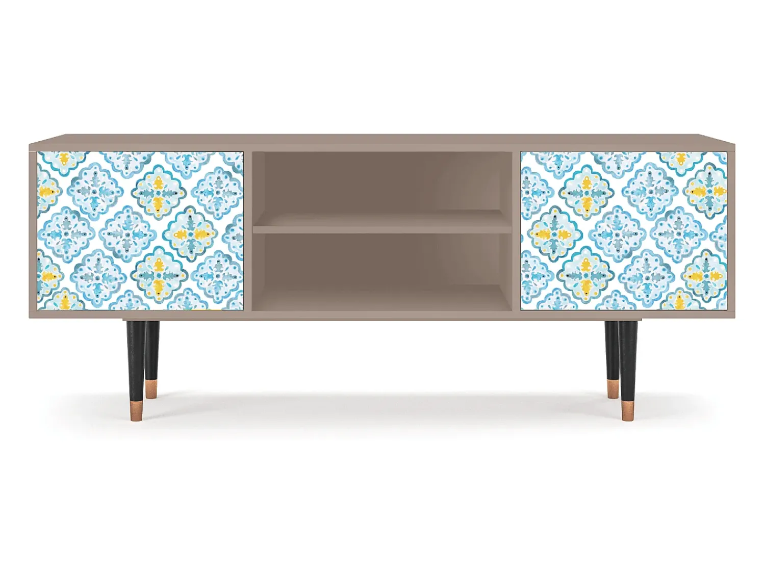 Móvel De Tv* Mueble de TV - 170х69х48 cm - T2 - Portugese tiles, Latte Bege