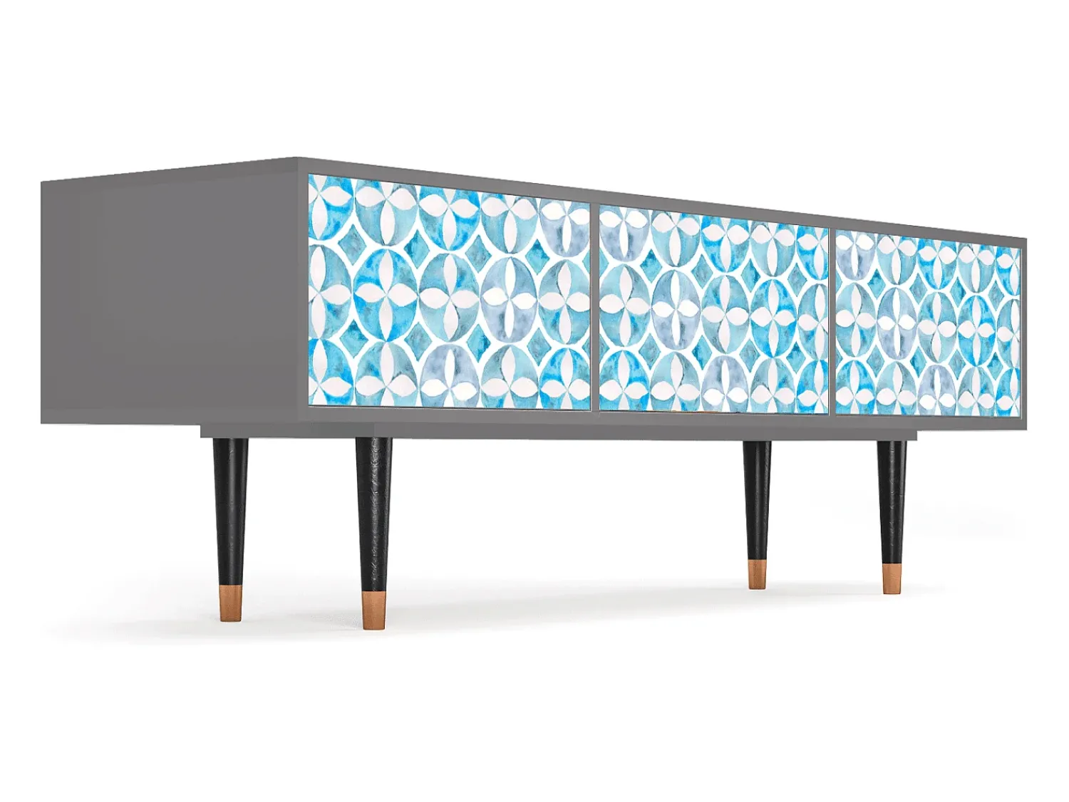 Mueble de TV - 170х59х48 cm - T4 - Porto Mood, Cinza^ Móvel De Tv