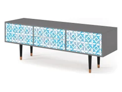 Mueble de TV - 170х59х48 cm - T4 - Porto Mood, Cinza^ Móvel De Tv