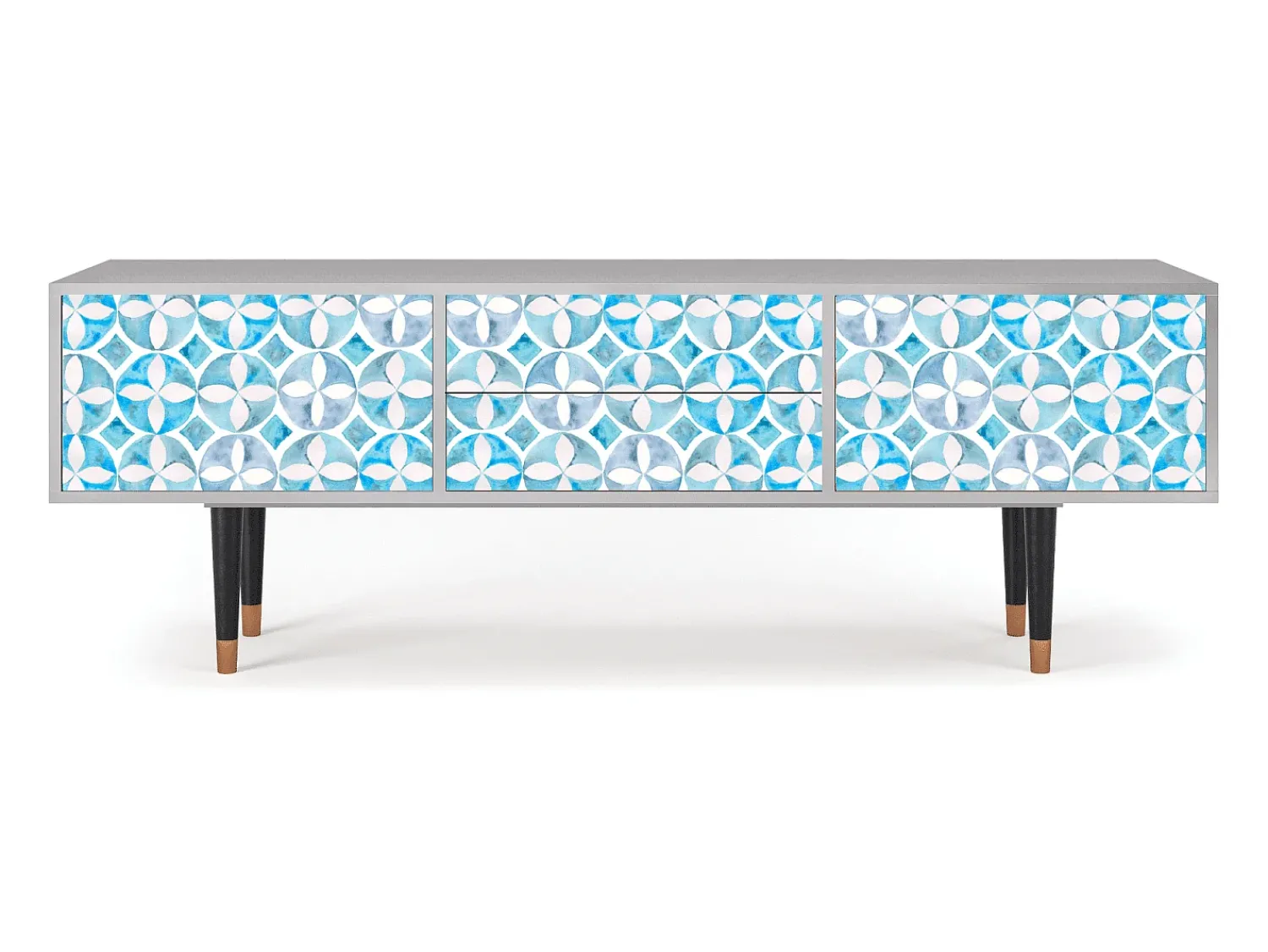 Mueble de TV - 170х59х48 cm - T4 - Porto Mood, Cinza^ Móvel De Tv