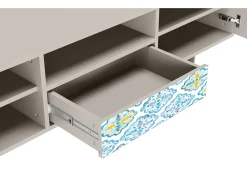 Móvel De Tv| Mueble de TV - 170х59х41 cm - T6 - Portugese tiles, Areia Bege