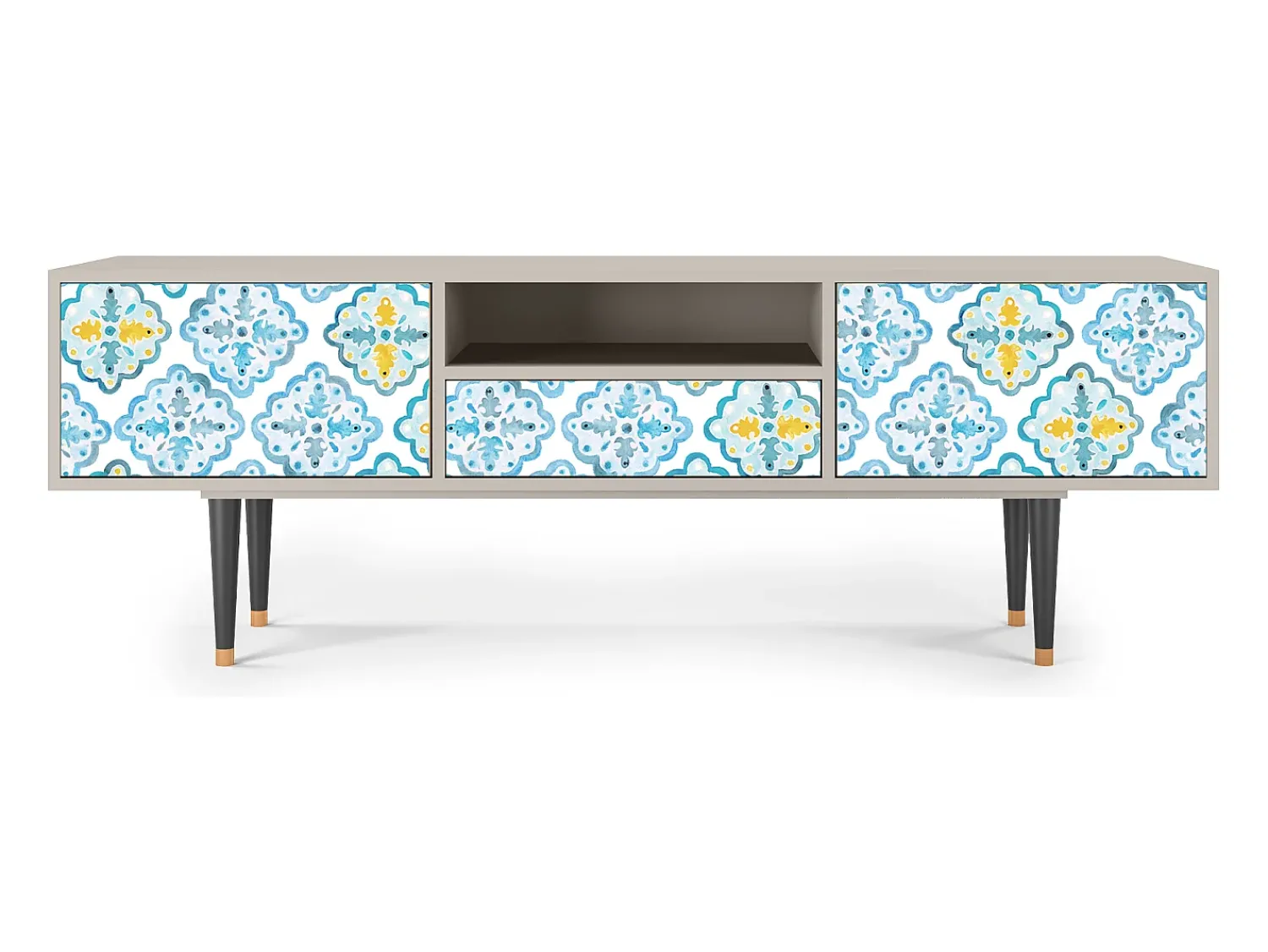 Móvel De Tv| Mueble de TV - 170х59х41 cm - T6 - Portugese tiles, Areia Bege
