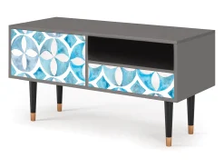 Mueble de TV - 115х59х48 cm - T3 - Porto Mood, Cinza^ Móvel De Tv