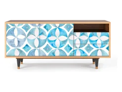 Online Mueble de TV - 125х56х41 cm - T7 - Porto Mood, Nogueira Castanho