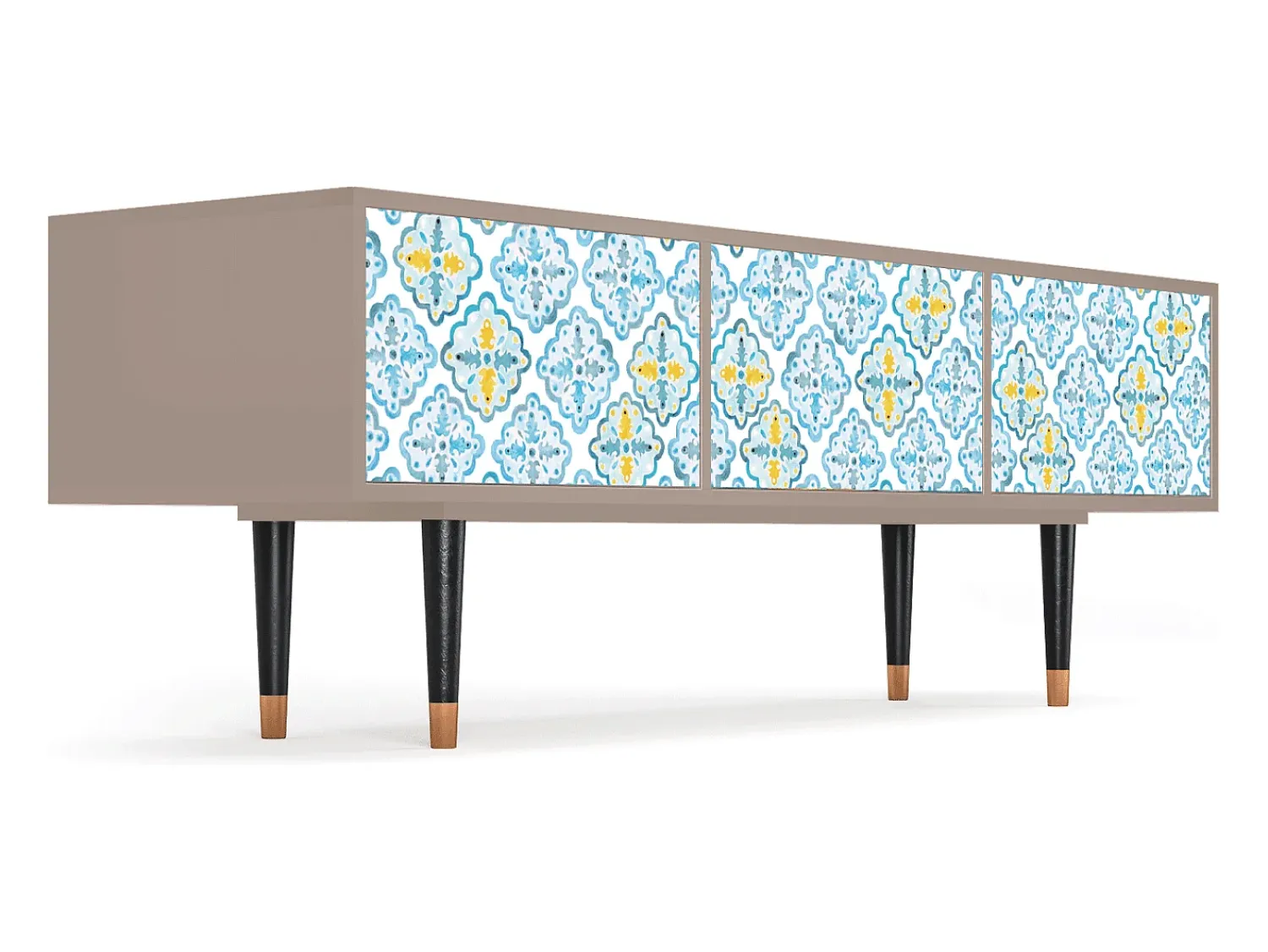 Móvel De Tv* Mueble de TV - 170х59х48 cm - T4 - Portugese tiles, Latte Bege