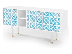 Mueble de TV - 150х69х41 cm - T5 - Porto Mood, Branco^ Móvel De Tv
