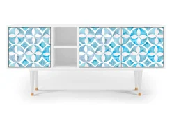 Mueble de TV - 150х69х41 cm - T5 - Porto Mood, Branco^ Móvel De Tv