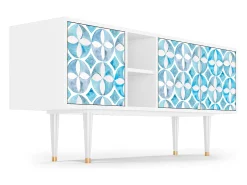 Mueble de TV - 150х69х41 cm - T5 - Porto Mood, Branco^ Móvel De Tv
